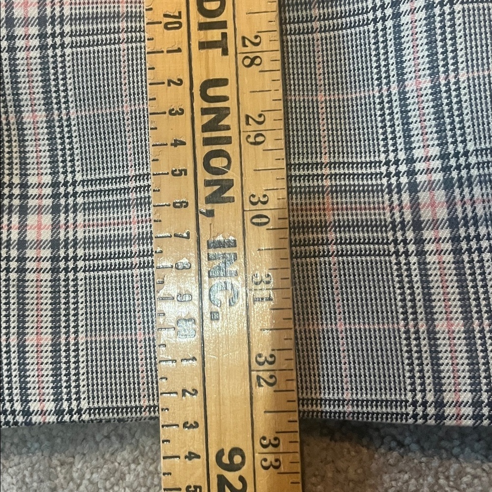 BD Dakota x Steve Madden Plaid Behavior Longline Blazer Size Medium - Picture 10 of 11